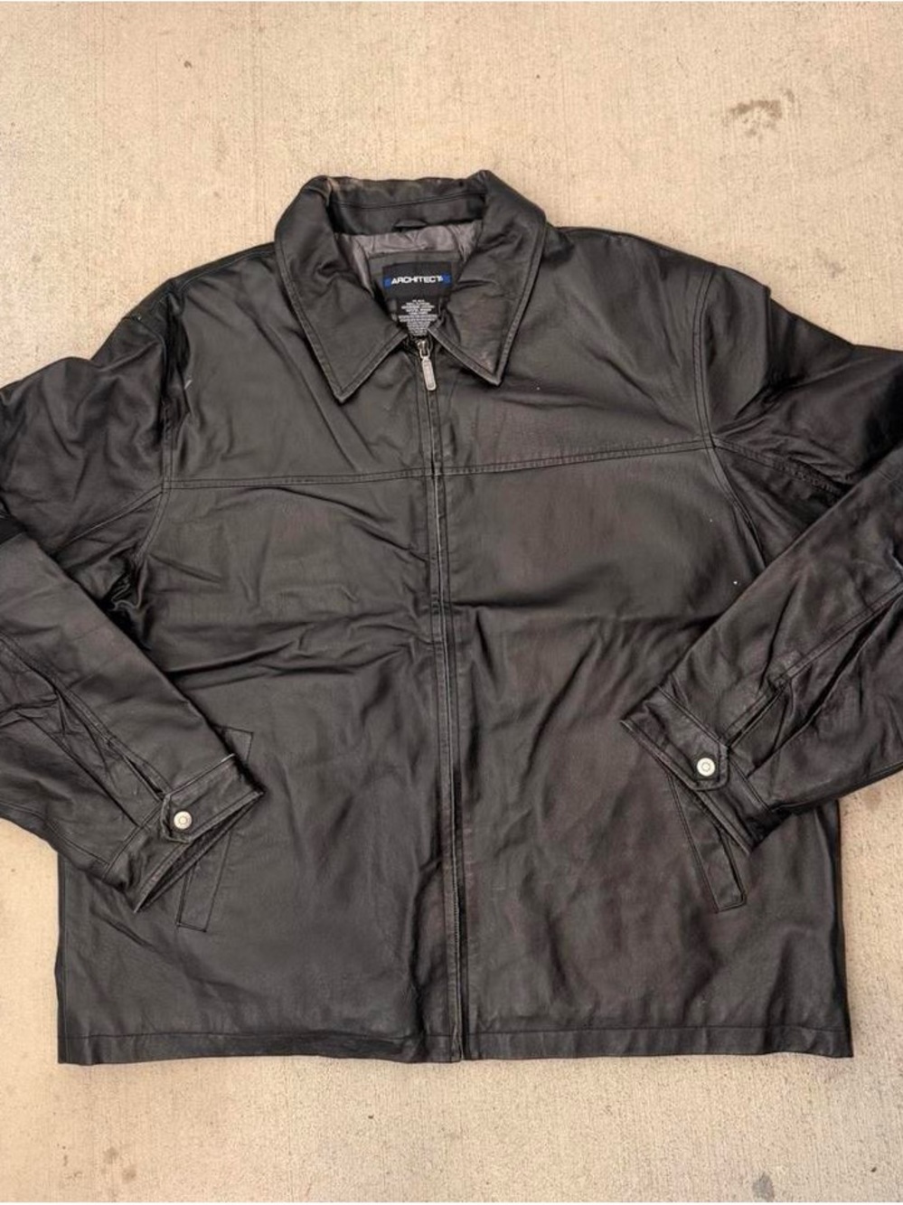 Vintage 100% Genuine Leather Bomber Jacket
